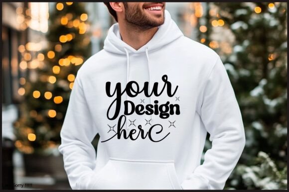 Christmas Hoodie Men Mockup 87: A Versatile Graphic Design Asset for Product Mockups