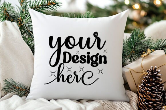 Christmas Pillow Mockup 214 Review for Embroidery Projects