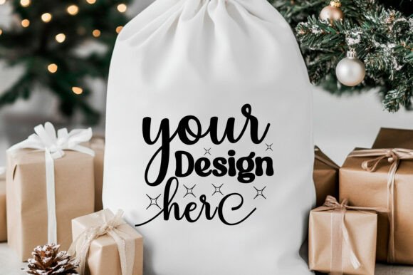 Christmas Santa Sack Mockup Jpg 77 for Branding and Marketing