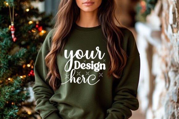 Christmas Sweater Mockup 106 for Product Mockups and Graphics