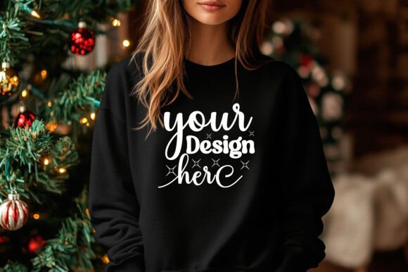 Christmas Sweater Mockup 16: A Graphic Design Asset for Product Mockups