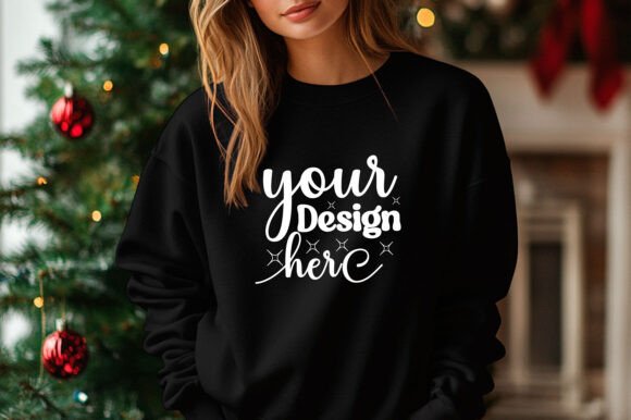 Christmas Sweater Mockup 4: A Graphic Design Asset for Product Mockups