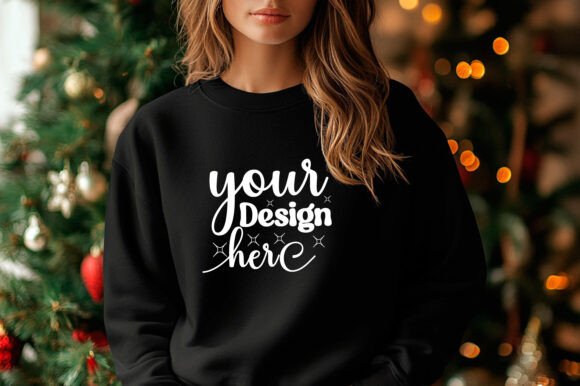 Christmas Sweater Mockup 5 for Branding and Product Graphics