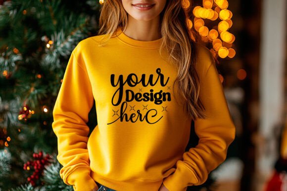 Christmas Sweater Mockup 82: A Graphic Design Asset for Product Mockups