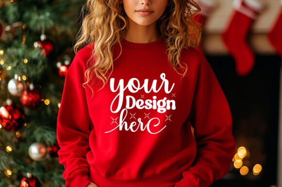 Christmas Sweater Mockup 91: A Graphic Design Asset for Product Mockups