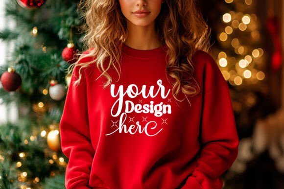 Christmas Sweater Mockup 93 for Product Mockups and Graphics