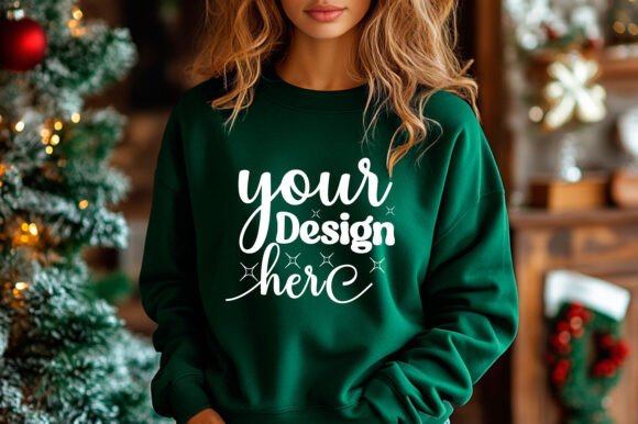 Christmas Sweater Mockup 96 for Product Mockups and Graphics