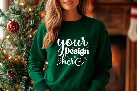Christmas Sweater Mockup 99 for Product Mockups and Graphics