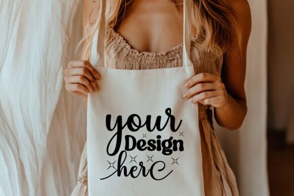 Christmas Tote Bag Mockup 117: A Versatile Graphics Asset for Product Mockups