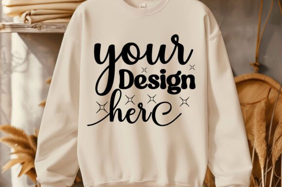 Gildan 18000 Christmas Men Mockup 198 - A Graphic Design Asset for Product Mockups