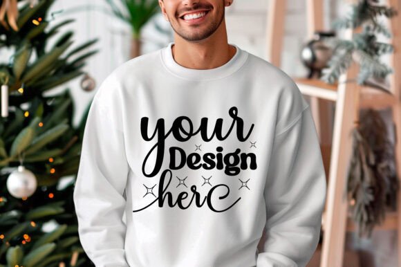 Gildan 18000 Christmas Men Mockup Review